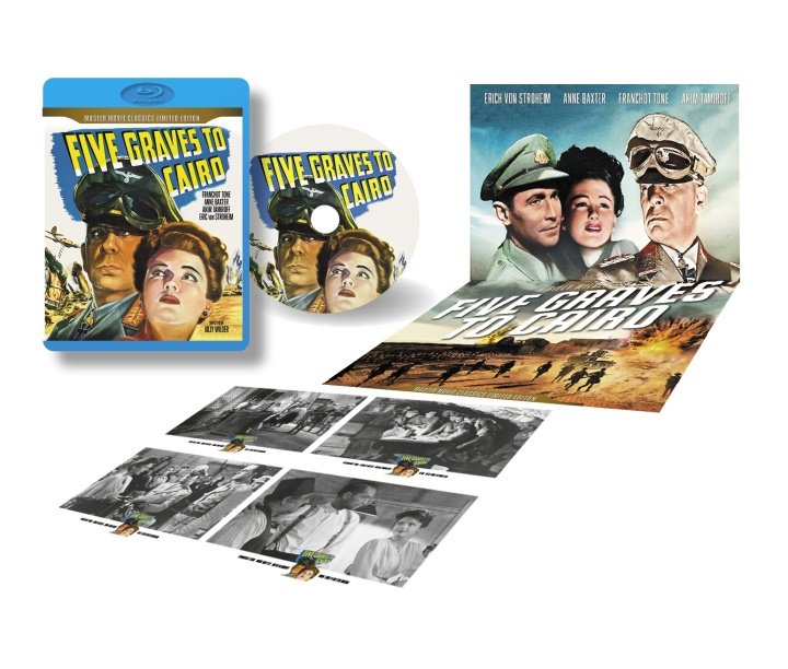 Five Graves to Cairo i gruppen Elektronikk / Lyd & Bilde / TV og tilbehør / Filmer / Blu-ray hos TP E-commerce Nordic AB (C95298)