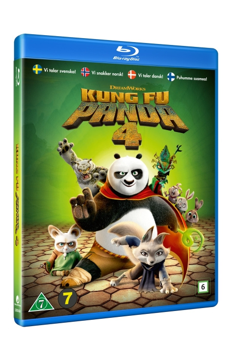 Kung Fu Panda 4 (Blu-ray) i gruppen Elektronikk / Lyd & Bilde / TV og tilbehør / Filmer / Blu-ray hos TP E-commerce Nordic AB (C95366)