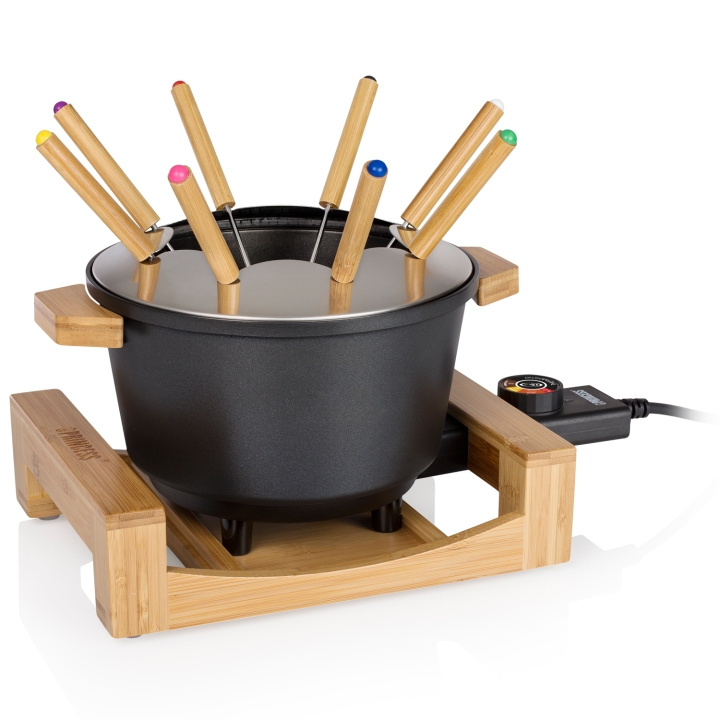 Princess Fondueset Pure Bamboo 173025 1,5l 8st pinnar i gruppen HJEM, HUS OG HAGE / Kjøkkenutstyr / Annet kjøkkenutstyr hos TP E-commerce Nordic AB (C95489)