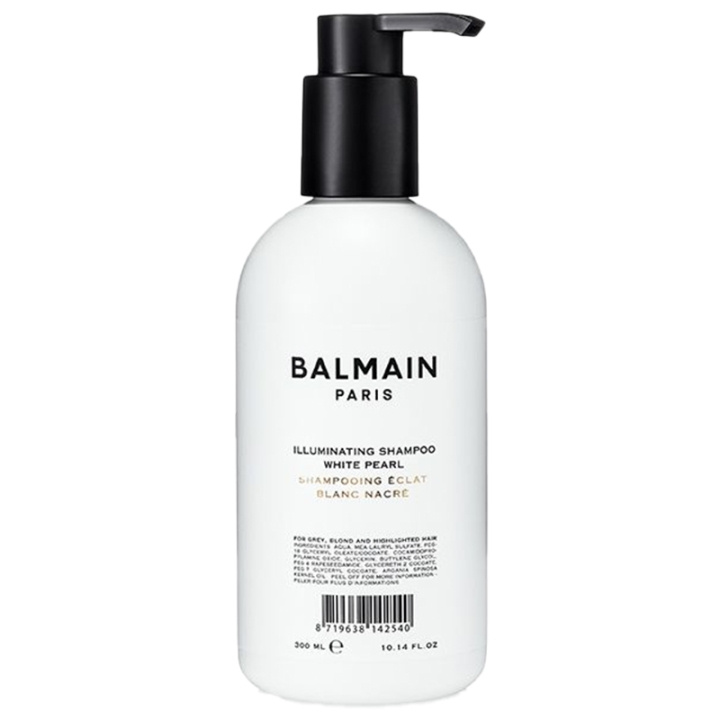 Balmain Illuminating Shampoo White Pearl 300ml i gruppen HELSE OG SKJØNNHET / Hår & styling / Hårpleie / Hårfarge / Sølv sjampo hos TP E-commerce Nordic AB (C95499)