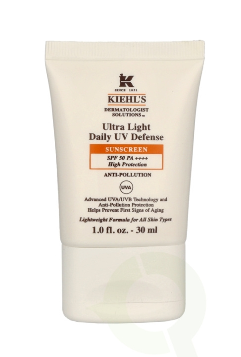 Kiehl\'s D.S. Ultra Light Daily UV Defense Sunscreen SPF50 30 ml i gruppen HELSE OG SKJØNNHET / Hudpleie / Soling / Solkrem hos TP E-commerce Nordic AB (C95535)