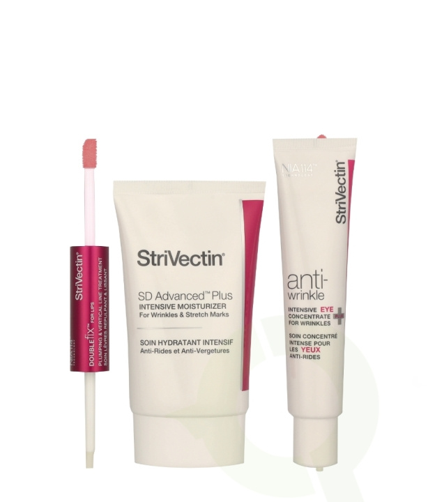 StriVectin Anti-Wrinkle Smooth & Plump Kit 100 ml Eye Cream 30ml/Moisturizer 60ml/Lips 10ml i gruppen HELSE OG SKJØNNHET / Gavesett / Gavesett for henne hos TP E-commerce Nordic AB (C95556)