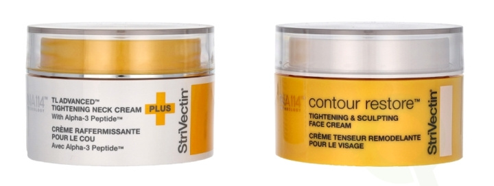 StriVectin Tighten & Sculpt Kit 100 ml Neck Cream 50ml/Face Cream 50ml i gruppen HELSE OG SKJØNNHET / Gavesett / Gavesett for henne hos TP E-commerce Nordic AB (C95557)