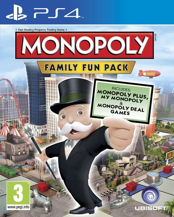 Monopoly Family Fun Pack (PS4) i gruppen Elektronikk / TV-spill & tilbehør / Sony PlayStation 4 / Spill hos TP E-commerce Nordic AB (C95848)