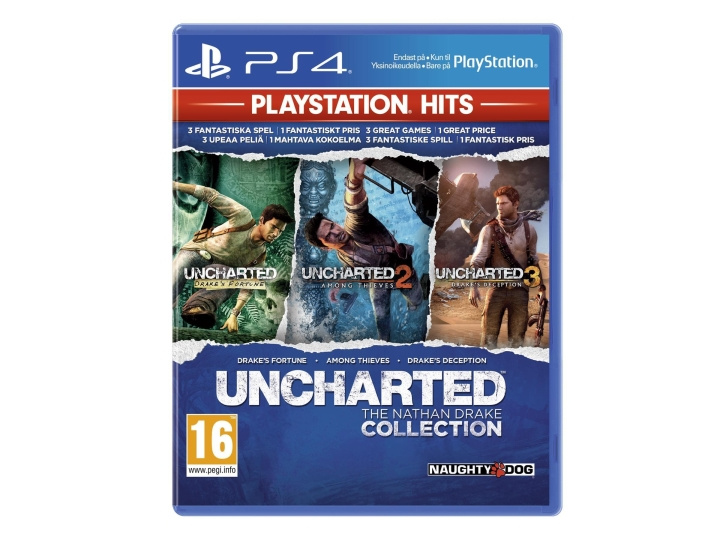 Uncharted: The Nathan Drake Collection (Playstation Hits) (PS4) i gruppen Elektronikk / TV-spill & tilbehør / Sony PlayStation 4 / Spill hos TP E-commerce Nordic AB (C95858)