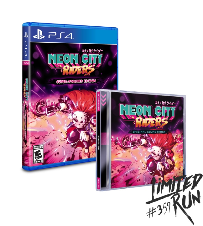 Neon City Riders - Super-Powered Edition (#359) (Import) (PS4) i gruppen Elektronikk / TV-spill & tilbehør / Sony PlayStation 4 / Spill hos TP E-commerce Nordic AB (C95998)