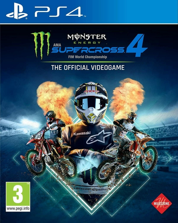 Monster Energy Supercross - The Official Videogame 4 (PS4) i gruppen Elektronikk / TV-spill & tilbehør / Sony PlayStation 4 / Spill hos TP E-commerce Nordic AB (C96094)