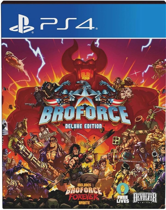 Broforce (Deluxe Edition) (PS4) i gruppen Elektronikk / TV-spill & tilbehør / Sony PlayStation 4 / Spill hos TP E-commerce Nordic AB (C96391)