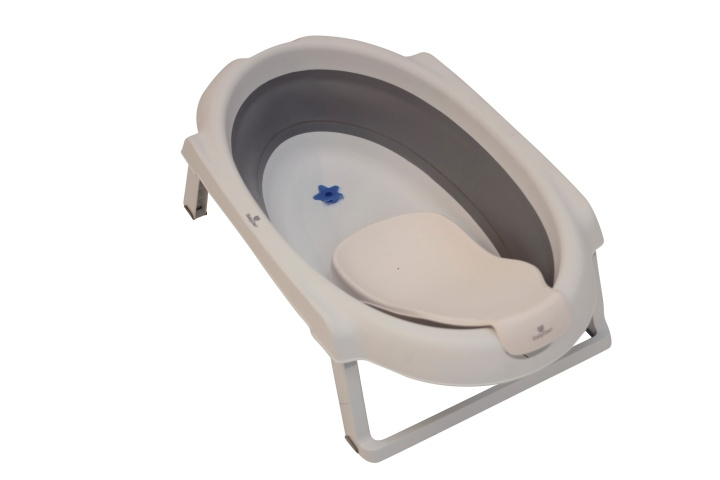 BabyDan Baby Dan - Badesett med sammenleggbart badekar 30L og støtte i gruppen LEKER, BARN OG BABY / Babyprodukter / Bad hos TP E-commerce Nordic AB (C96618)