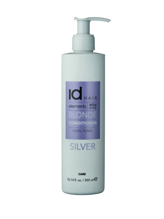 ID Hair Elements Xclusive Silver Conditioner 300 ml i gruppen HELSE OG SKJØNNHET / Hår & styling / Hårpleie / Hårfarge / Sølv balsam hos TP E-commerce Nordic AB (C96630)