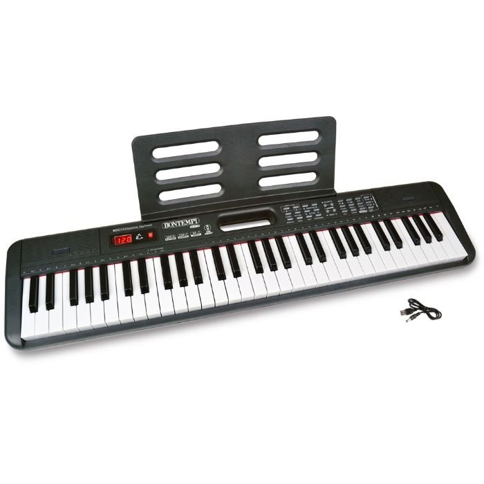 Bontempi Tastatur m. 61 taster (166119) i gruppen LEKER, BARN OG BABY / Musikk, sang og bilde / Instrumenter hos TP E-commerce Nordic AB (C96667)