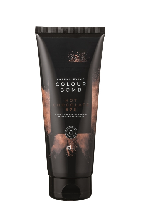 ID Hair Colour Bomb Hot Chocolate 673 - 200 ml i gruppen HELSE OG SKJØNNHET / Hår & styling / Hårpleie / Hårfarge / Hårfarge & Fargebombe hos TP E-commerce Nordic AB (C96679)