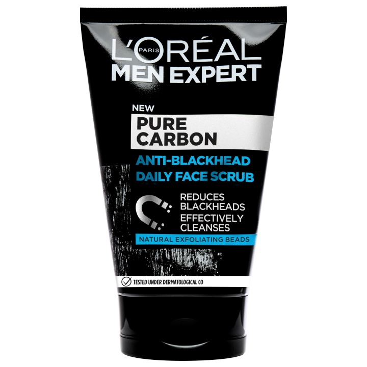 L\'Oréal Paris Men Expert Pure Charcoal Face Scrub - 100ml i gruppen HELSE OG SKJØNNHET / Hudpleie / Ansikt / Skrubb/peeling hos TP E-commerce Nordic AB (C96806)