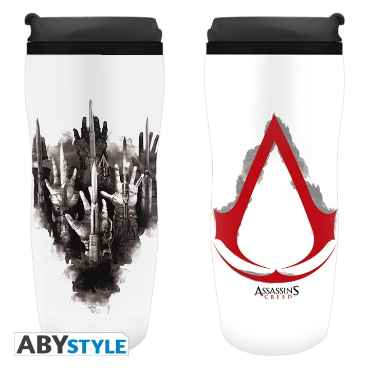 Abysse ASSASSIN\'S CREED - Crest reisekrus i gruppen SPORT, FRITID & HOBBY / Morsomme produkter / Kopper hos TP E-commerce Nordic AB (C97114)