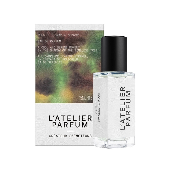 L\'ATELIER PARFUM Cypress Shadow EDP 15 ml i gruppen HELSE OG SKJØNNHET / Duft og parfyme / Parfyme / Parfyme for henne hos TP E-commerce Nordic AB (C97148)