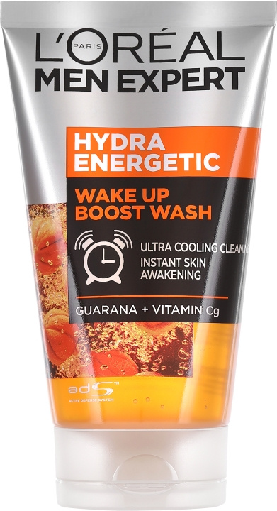 L\'Oréal Paris Men Expert Hydra Energetic Wake Up Boost Wash - 100 ml i gruppen HELSE OG SKJØNNHET / Hudpleie / Ansikt / Rengjøring hos TP E-commerce Nordic AB (C97172)