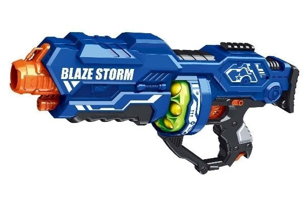 Blaze Storm Softballpistol med 12 skumballer (520337) i gruppen LEKER, BARN OG BABY / Leker / Actionspill hos TP E-commerce Nordic AB (C97176)