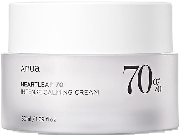 Anua Heartleaf 70% Intense Calming Cream 50 ml i gruppen HELSE OG SKJØNNHET / Hudpleie / Ansikt / Dagkrem hos TP E-commerce Nordic AB (C97228)