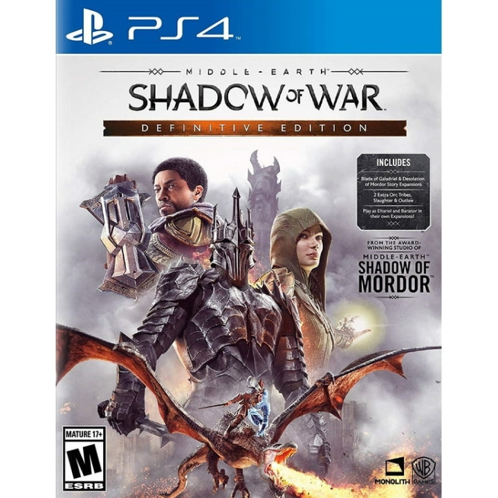 Middle-Earth: Shadow of War Definitive Edition (Import ) (PS4) i gruppen Elektronikk / TV-spill & tilbehør / Sony PlayStation 4 / Spill hos TP E-commerce Nordic AB (C97238)