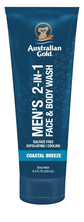 Australian Gold Men\'s 2in1 Face & Body Wash 250 ml i gruppen HELSE OG SKJØNNHET / Hudpleie / Kroppspleie / Bad- og dusjkrem hos TP E-commerce Nordic AB (C97245)