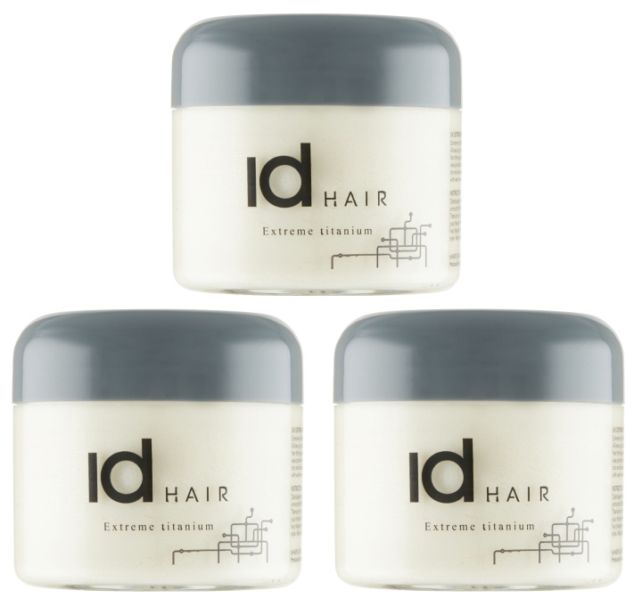 ID Hair Extreme Titanium 100 ml x 3 i gruppen HELSE OG SKJØNNHET / Hår & styling / Hårstyling / Hårvoks hos TP E-commerce Nordic AB (C97255)