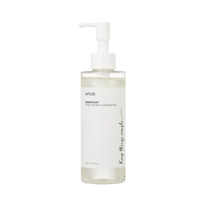 Anua Heartleaf Pore Control Cleansing Oil 200 ml i gruppen HELSE OG SKJØNNHET / Hudpleie / Ansikt / Ansiktsolje hos TP E-commerce Nordic AB (C97388)