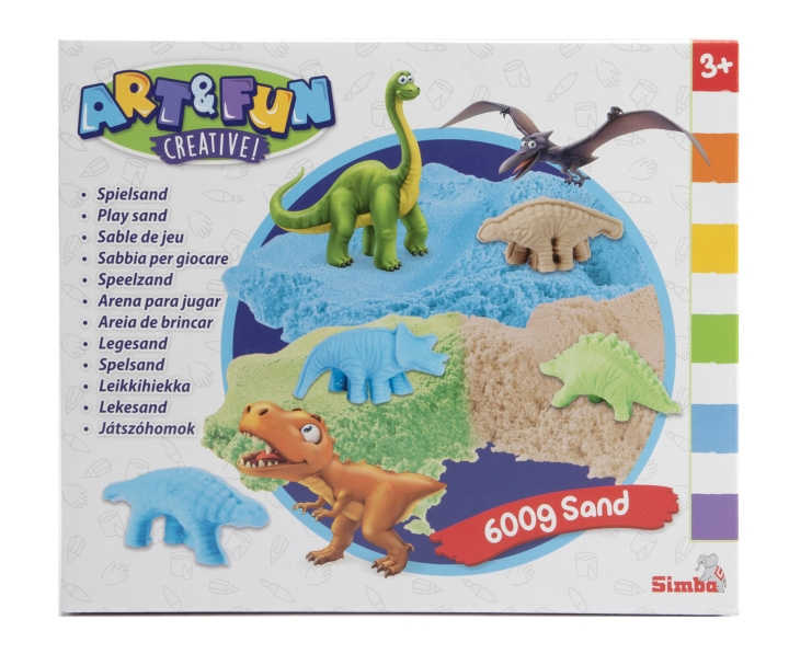 Art&Fun Art & Fun - Playsand Set Dinosaurs (106344621) i gruppen LEKER, BARN OG BABY / Leker / Eksperiment & DIY hos TP E-commerce Nordic AB (C97498)