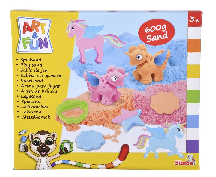 Art&Fun Playsand Set Unicorn (106344622) i gruppen LEKER, BARN OG BABY / Leker / Eksperiment & DIY hos TP E-commerce Nordic AB (C97499)