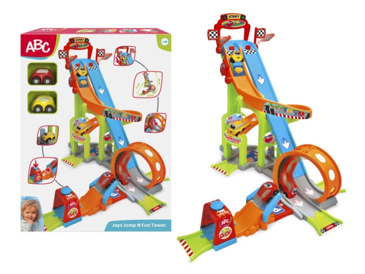 ABC Jays Jump N Fun Tower (204117002) i gruppen LEKER, BARN OG BABY / Leker / Bilbaner hos TP E-commerce Nordic AB (C97504)