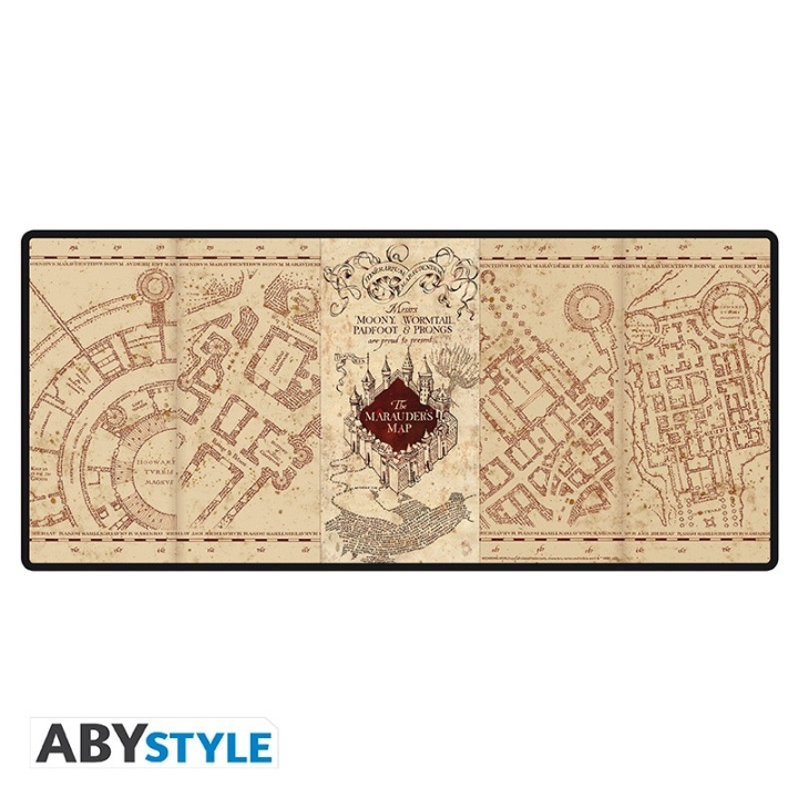 Abysse HARRY POTTER - Musematte XXL - Marauderens kart i gruppen Datautstyr / Mus & Tastatur / Musematte hos TP E-commerce Nordic AB (C97583)