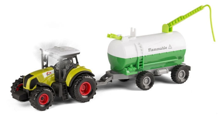 Bull Traktor med stor tilhenger 1:32, assortert (41856) i gruppen LEKER, BARN OG BABY / Leker / Lekebiler hos TP E-commerce Nordic AB (C97601)