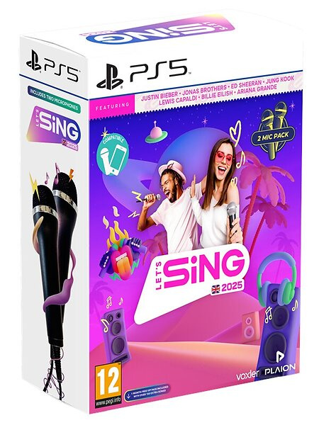 Let\'s Sing 2025 (Double Mic Bundle) (PS5) i gruppen Elektronikk / TV-spill & tilbehør / Sony PlayStation 5 / Spill hos TP E-commerce Nordic AB (C97647)