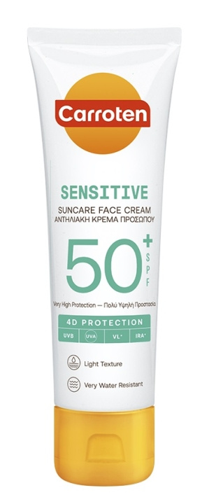 Carroten Sensicare Face Cream SPF 50 50 ml i gruppen HELSE OG SKJØNNHET / Hudpleie / Soling / Solkrem hos TP E-commerce Nordic AB (C97698)