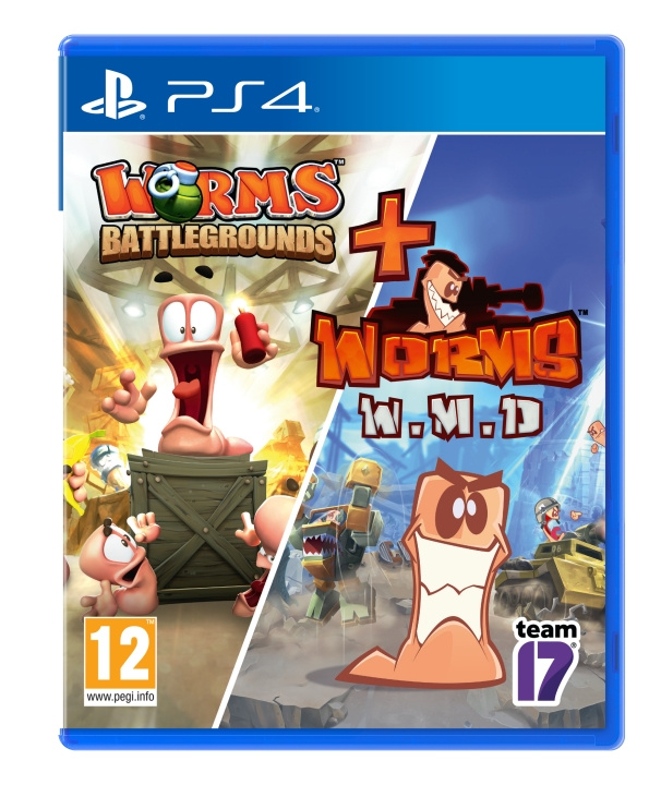 Worms Battlegrounds + Worms WMD Double Pack (PS4) i gruppen Elektronikk / TV-spill & tilbehør / Sony PlayStation 4 / Spill hos TP E-commerce Nordic AB (C97934)