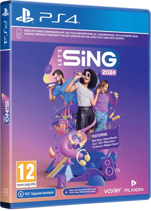 Let\'s Sing 2024 (PS4) i gruppen Elektronikk / TV-spill & tilbehør / Sony PlayStation 4 / Spill hos TP E-commerce Nordic AB (C97942)