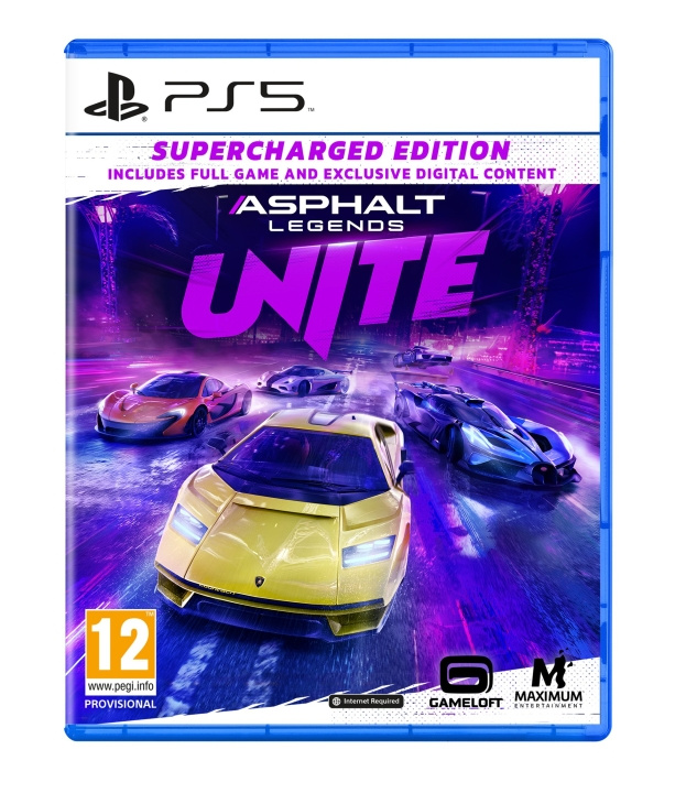 Asphalt Legends UNITE: Supercharged Edition (PS5) i gruppen Elektronikk / TV-spill & tilbehør / Sony PlayStation 5 / Spill hos TP E-commerce Nordic AB (C97948)