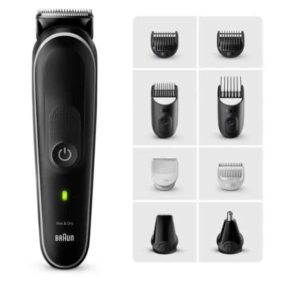 Braun Styler MGK5440 Svart og grå i gruppen HELSE OG SKJØNNHET / Hår & styling / Barbering og trimming / Hårtrimmere hos TP E-commerce Nordic AB (C98044)