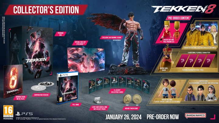 TEKKEN 8 (Collector\'s Edition) (PS5) i gruppen Elektronikk / TV-spill & tilbehør / Sony PlayStation 5 / Spill hos TP E-commerce Nordic AB (C98172)