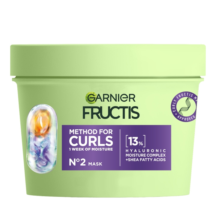 Garnier Fructis Method for Curls maske for krøllete hår - 370 ml i gruppen HELSE OG SKJØNNHET / Hår & styling / Hårpleie / Hårmaske hos TP E-commerce Nordic AB (C98182)