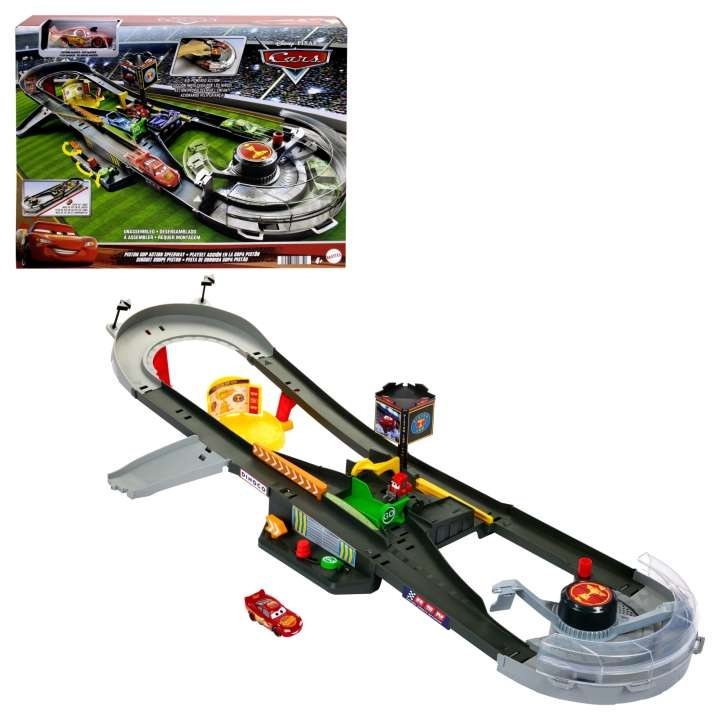 Cars Disney Cars - Action Speedway lekesett Piston Cup (HPD81) i gruppen LEKER, BARN OG BABY / Leker / Bilbaner hos TP E-commerce Nordic AB (C98231)