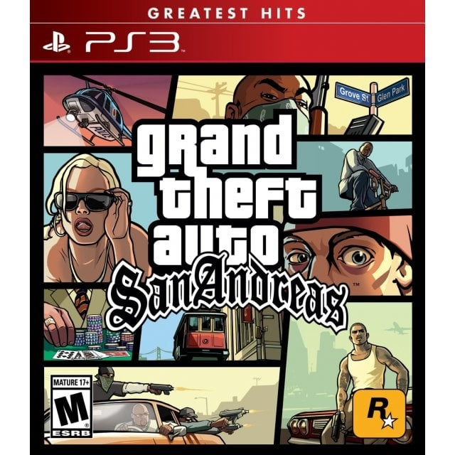 Grand Theft Auto: San Andreas (Import) (PS3) i gruppen Elektronikk / TV-spill & tilbehør / Sony PlayStation 3 hos TP E-commerce Nordic AB (C98453)