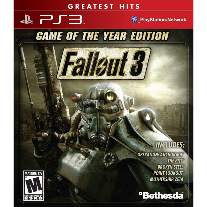 Fallout 3 - Game of the Year Edition (Greatest Hits) (Import) (PS3) i gruppen Elektronikk / TV-spill & tilbehør / Sony PlayStation 3 hos TP E-commerce Nordic AB (C98618)