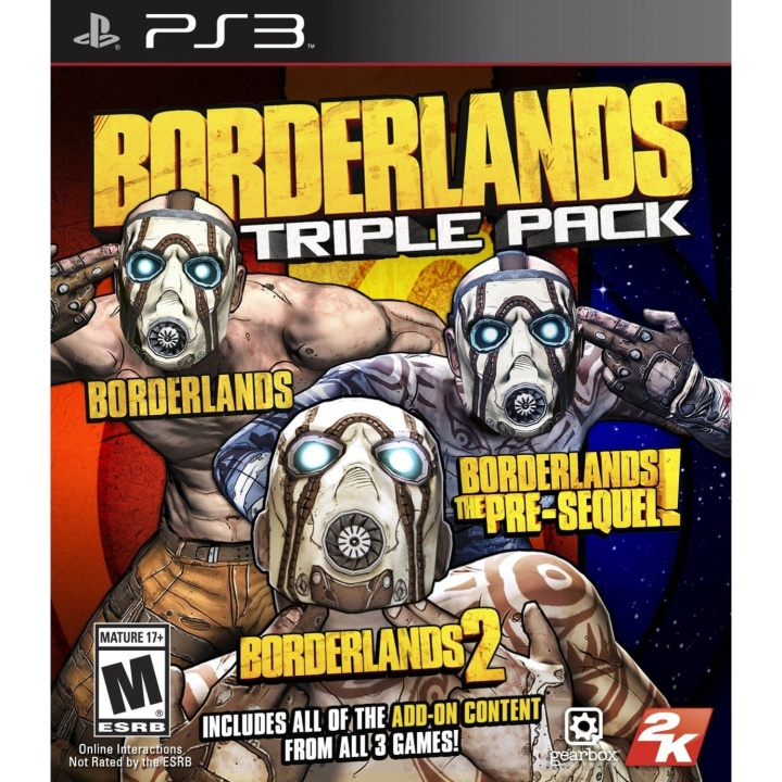 Games Borderlands Triple Pack (Import) (PS3) i gruppen Elektronikk / TV-spill & tilbehør / Sony PlayStation 3 hos TP E-commerce Nordic AB (C98624)