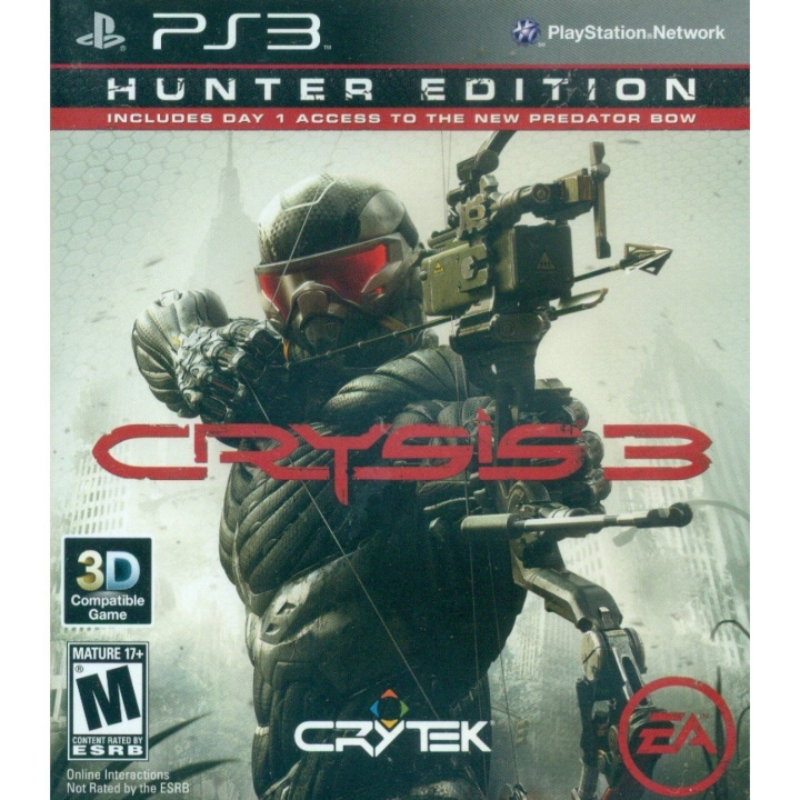 Crysis 3 (Hunter Edition) (Import) (PS3) i gruppen Elektronikk / TV-spill & tilbehør / Sony PlayStation 3 hos TP E-commerce Nordic AB (C98630)