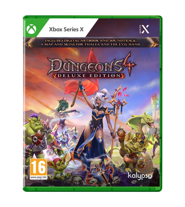 Kalypso Dungeons 4 (Deluxe-utgave) i gruppen Elektronikk / TV-spill & tilbehør / Xbox Series X / Spill hos TP E-commerce Nordic AB (C98764)