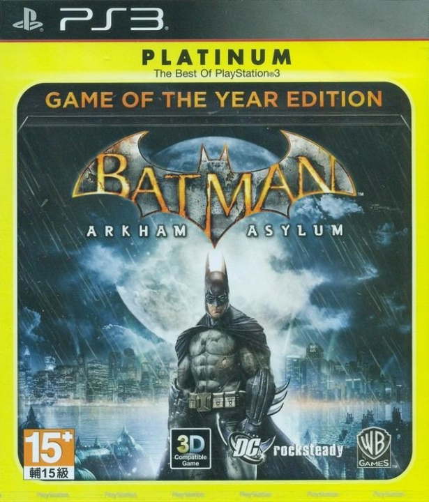 Batman: Arkham Asylum - GOTY (Platinum) (Import) (PS3) i gruppen Elektronikk / TV-spill & tilbehør / Sony PlayStation 3 hos TP E-commerce Nordic AB (C98854)