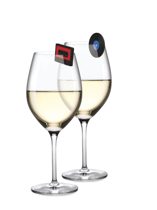 Winkee Drinkmarkører - Kassett+Vinyl - Sett med 6 stk i gruppen SPORT, FRITID & HOBBY / Morsomme produkter / Smarte produkter hos TP E-commerce Nordic AB (C98921)