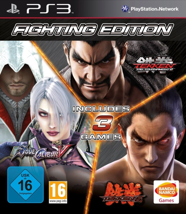 Fighting Edition: Tekken 6 + Tekken Tag Tournament 2 + Soul Calibur V (5) (PS3) i gruppen Elektronikk / TV-spill & tilbehør / Sony PlayStation 3 hos TP E-commerce Nordic AB (C98934)