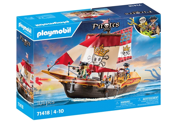 Playmobil Sjørøverskip (71418) i gruppen LEKER, BARN OG BABY / Leker / Lekesett hos TP E-commerce Nordic AB (C99071)