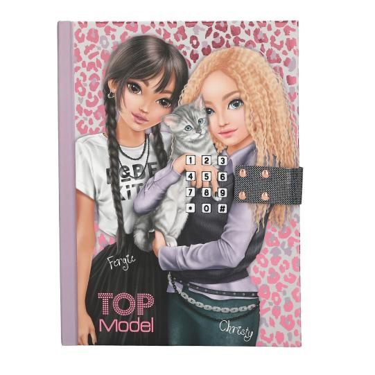 TOPModel Dagbok med kode og lyd REBEL KITTY ( 0413230 ) i gruppen LEKER, BARN OG BABY / Leker / Tegne & regne hos TP E-commerce Nordic AB (C99098)